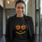 Nice Pumpkins Halloween Black  T-Shirt – Funny Jack-O-Lantern Graphic Tee for Women